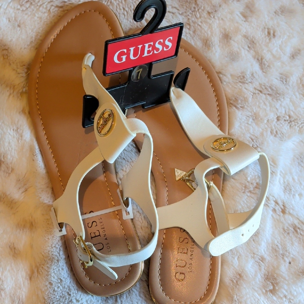 Guess Cream Sandals for Women